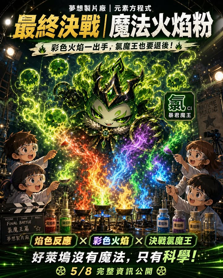 【火焰魔法任務|火焰真的能變色嗎?】