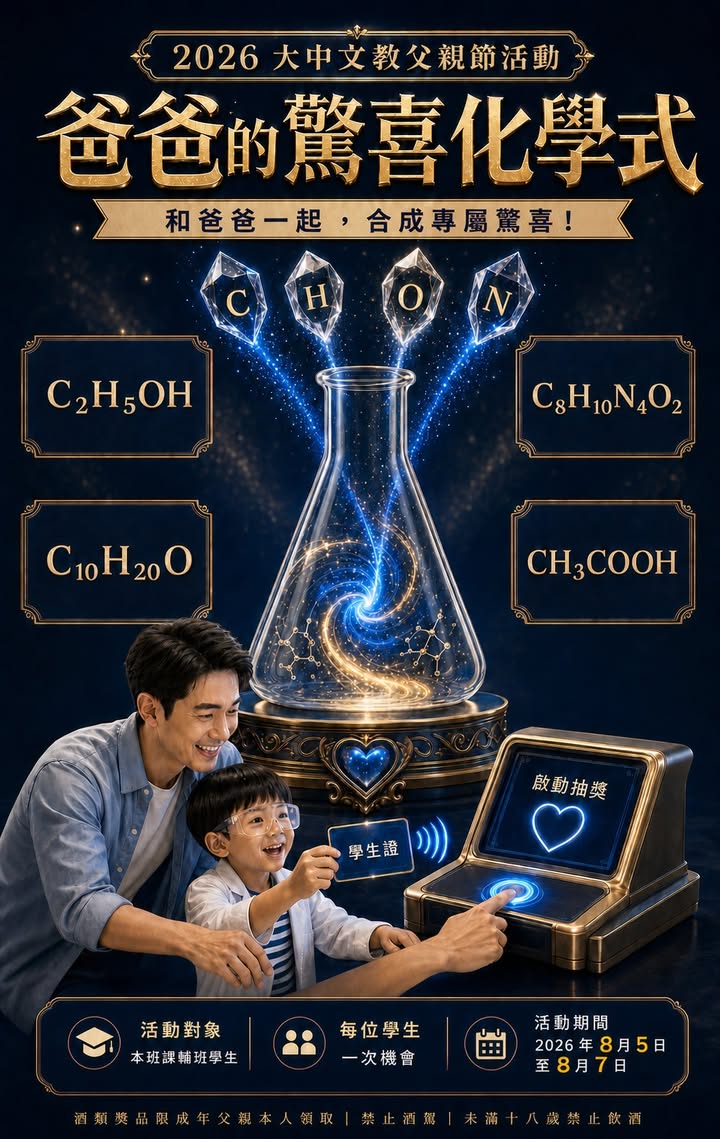🧪 2026 大中文教父親節活動